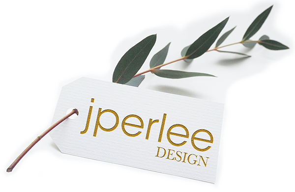 jperee design logo of a tag on plant stem